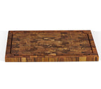 Rectangular Teak Cutting Board with Juice Groove