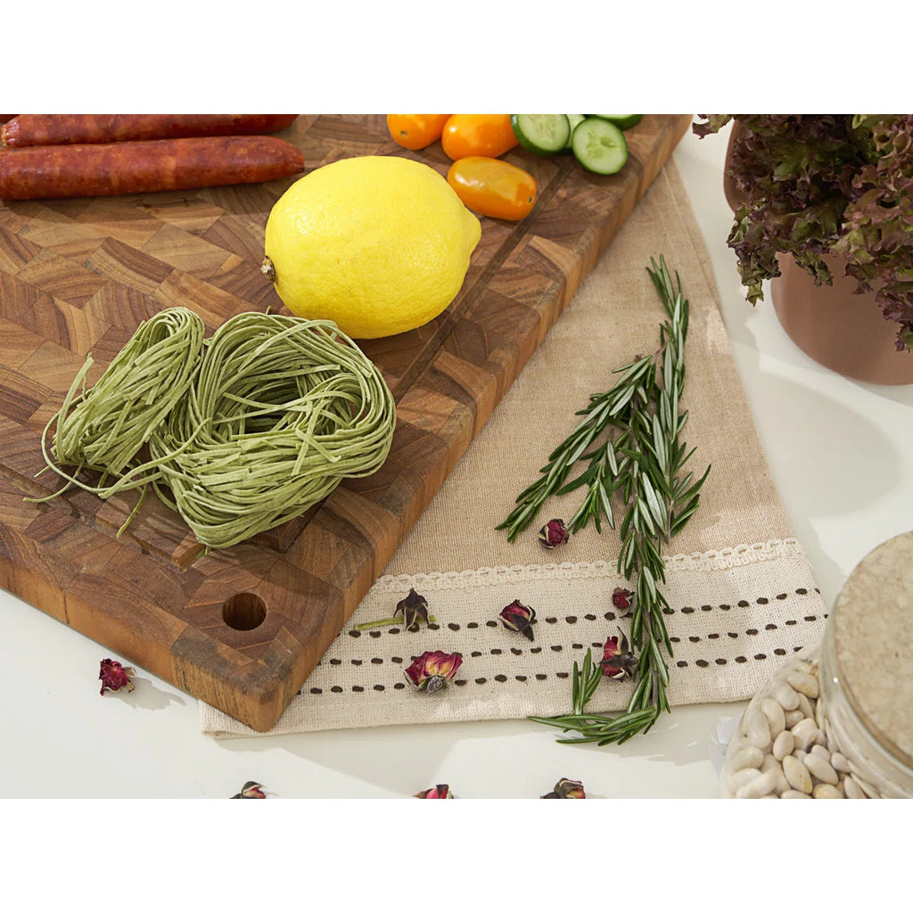 Rectangular Teak Cutting Board with Juice Groove