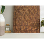 Rectangular Teak Cutting Board with Juice Groove