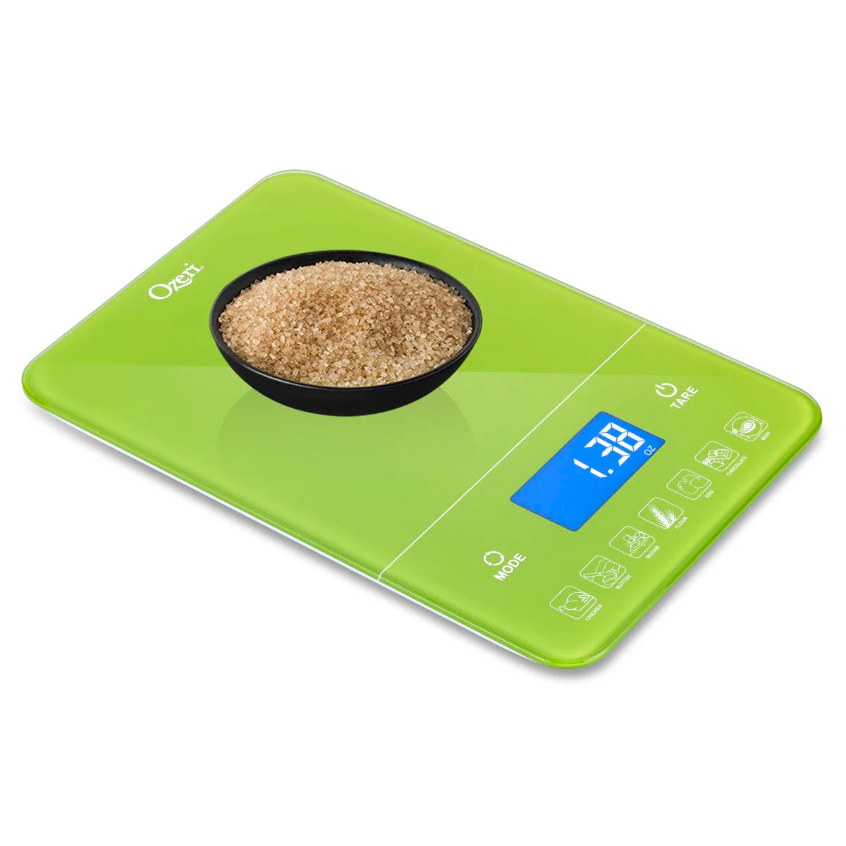 Digital Kitchen Scale in Tempered Glass