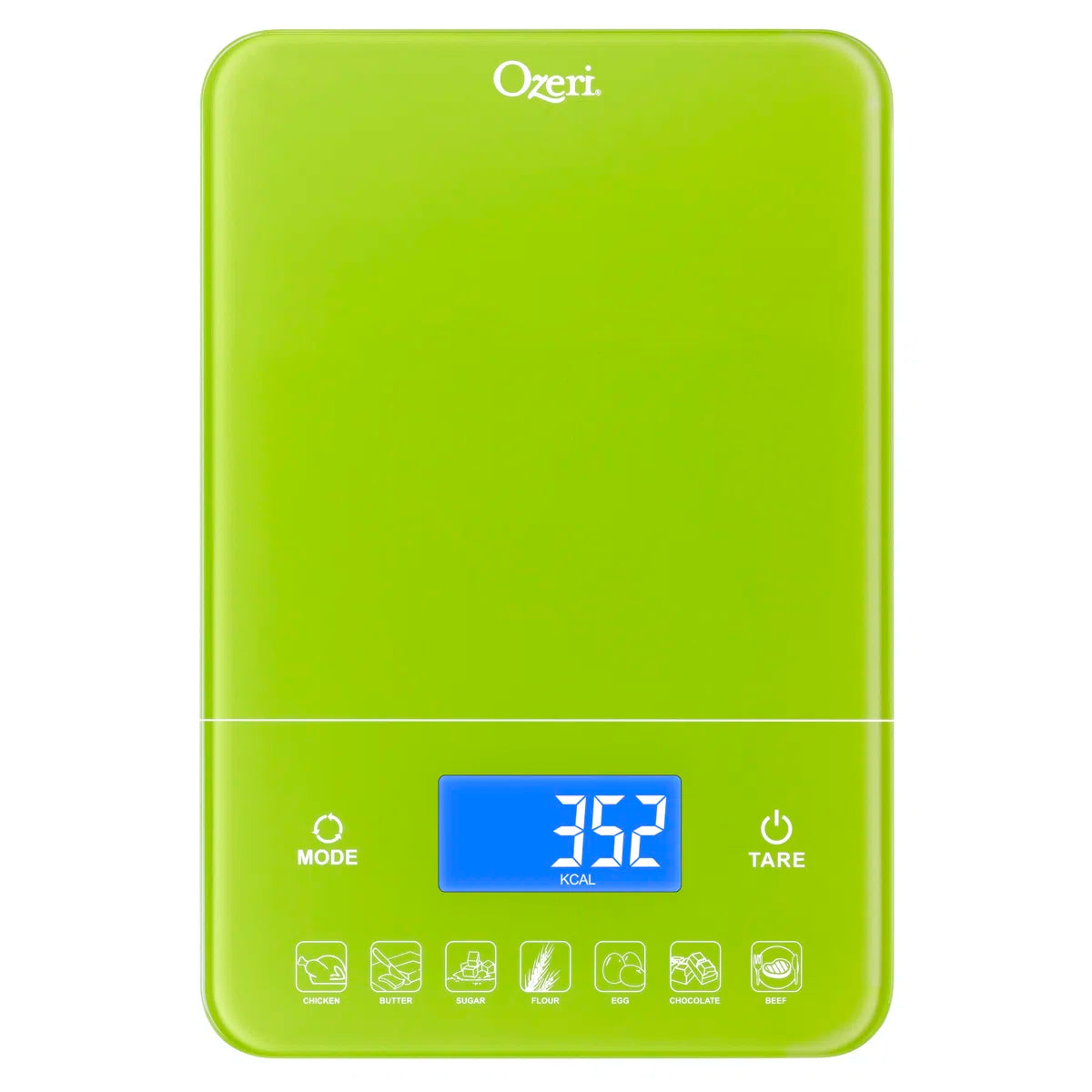 Digital Kitchen Scale in Tempered Glass