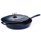 Tramontina Bestow Enameled Cast Iron Covered Skillet