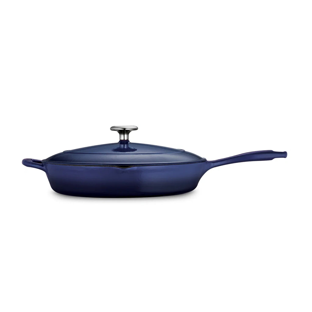 Tramontina Bestow Enameled Cast Iron Covered Skillet